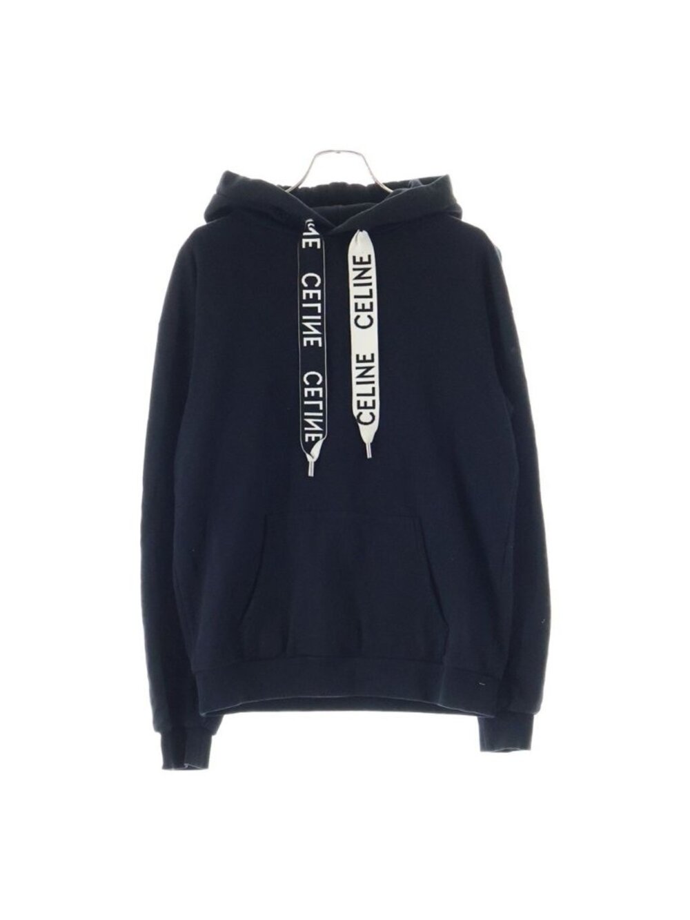 Celine Loose Hoodie Pullover Sweatshirt Black